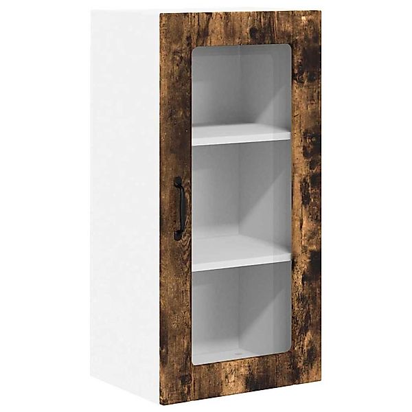 vidaXL Küchenwandschrank mit Regal Geräucherte Eiche 40 x 31 x 80 cm 885345 günstig online kaufen