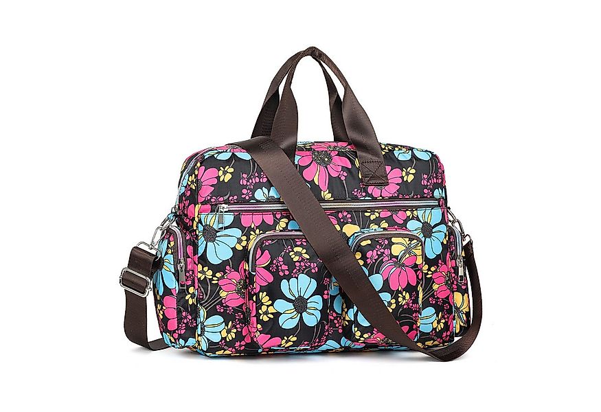 KONO Handtasche Damenhandtasche, Wasserdicht mit Blumenmuster günstig online kaufen