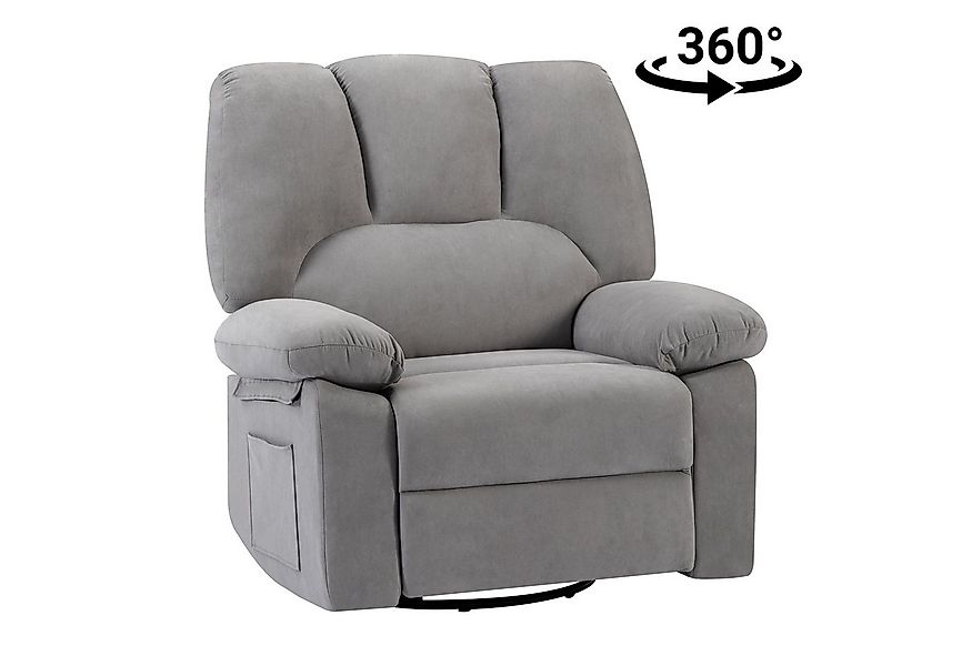 HOMYEDAMIC Relaxsessel Relaxsessel mit Liegefunktion, manueller Fernsehsess günstig online kaufen