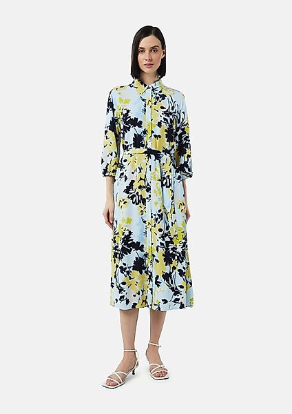 Comma Maxikleid Hemdblusenkleid in Midilänge mit günstig online kaufen