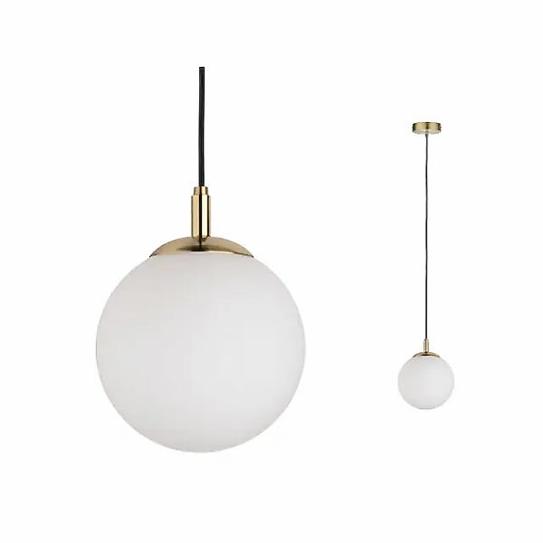 Paulmann Pendelleuchte »Neordic Menja max. 1x20W Weiß/Messing gebürstet 230 günstig online kaufen