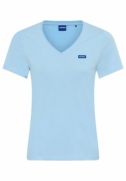 HUGO Blue T-Shirt "Classic V" günstig online kaufen