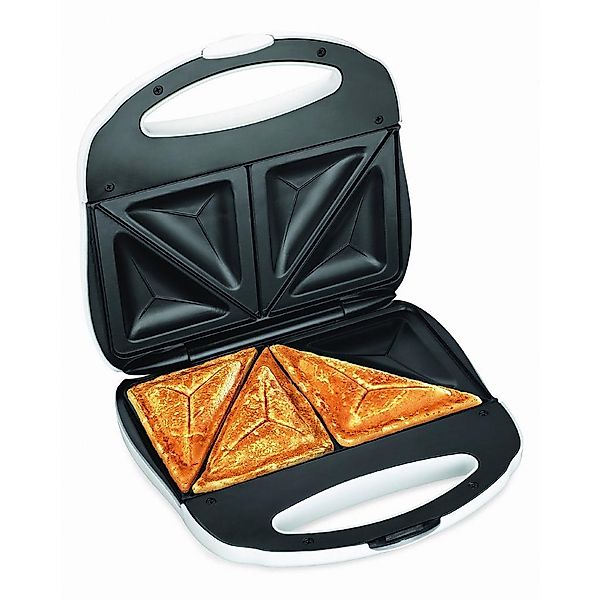 Elta Sandwichtoaster ST-101 weiß Edelstahl Kunststoff B/H/T: ca. 24x7x23 cm günstig online kaufen