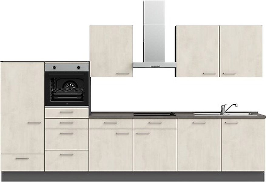nobilia® Küchenzeile »"Riva I"« vormontiert, Ausrichtung wählbar, Breite 36 günstig online kaufen