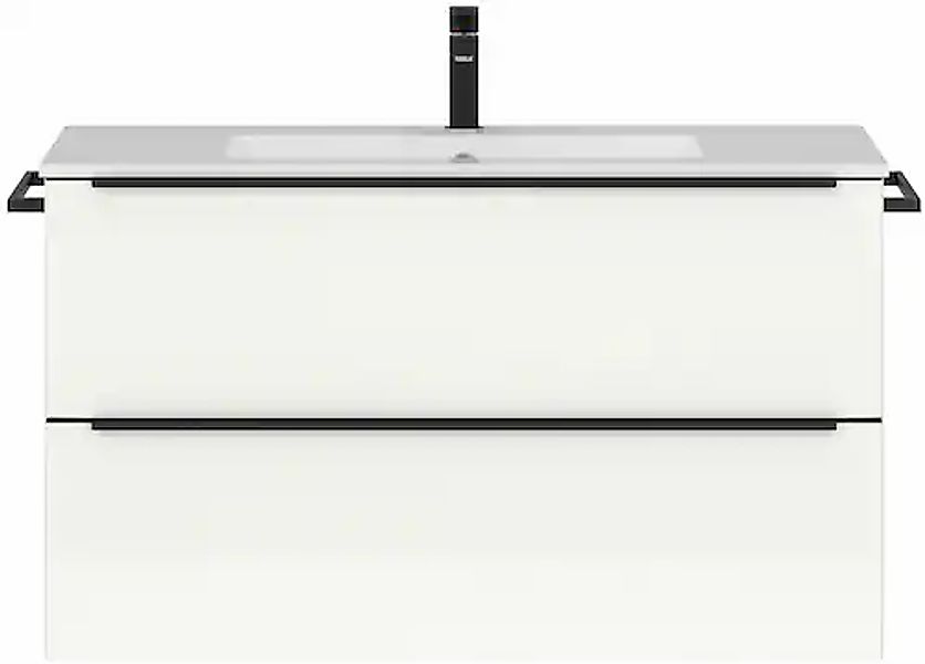 nobilia® Waschtisch-Set »Levere«, (1 St., vormontiert, mit Soft-Close), Hoc günstig online kaufen