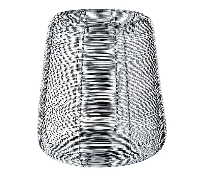 EDZARD Windlicht Kurt, Silber-Optik, Edelstahl, vernickelt, H 29 cm, Ø 27 c günstig online kaufen