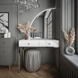 Lookway Schminktisch QUINNIE GLAMOUR mit LED günstig online kaufen