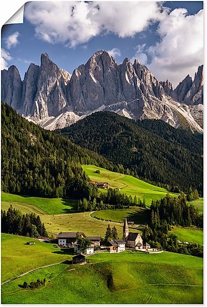 Artland Poster "Sommer in Südtirol in den Dolomiten", Berge & Alpenbilder, günstig online kaufen