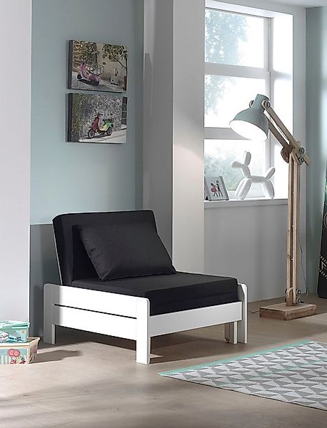 Vipack Jugendbett »Pino, Sessel mit Auszugfunktion und Auflage«, (B/H/T ca. günstig online kaufen