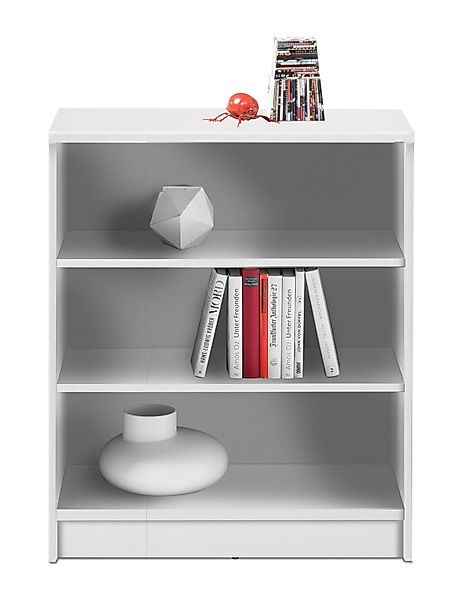 Bücherregal OPTIMUS, Weiß, 3 Fächer, BxHxT günstig online kaufen