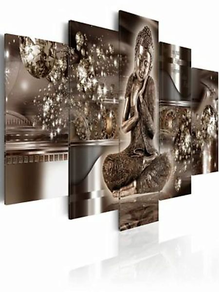 artgeist Wandbild Inner Harmony metallicbraun Gr. 200 x 100 günstig online kaufen