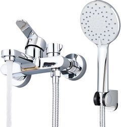 LuxusKollektion Wannenarmatur Badewannenarmatur Wandmontage 150mm Handbraus günstig online kaufen