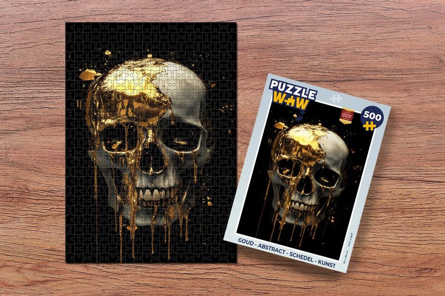 MuchoWow Puzzle Gold - Abstrakt - günstig online kaufen