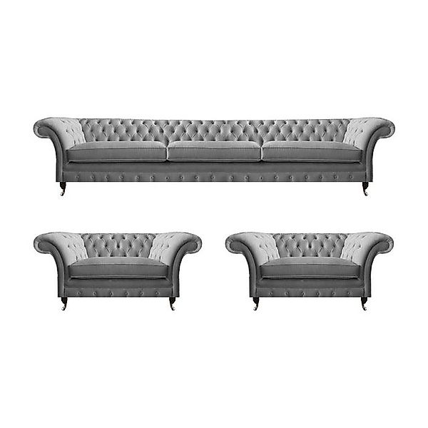 JVmoebel Chesterfield-Sofa Möbel Sofagarnitur Couch Sofa Polster Couch Set günstig online kaufen