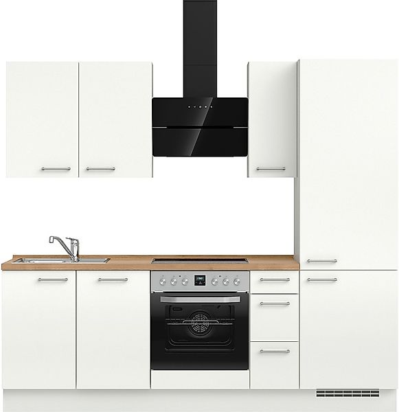 nobilia Küchenzeile ""Laser II", Ausrichtung wählbar, Breite 240 cm" vormon günstig online kaufen