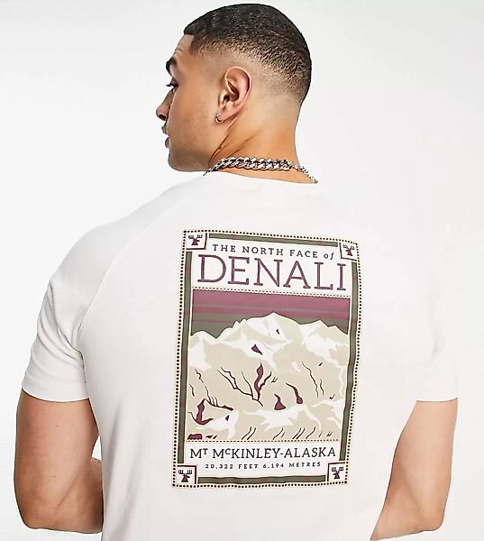 The North Face – Faces – T-Shirt in Creme, exklusiv bei ASOS-Weiß günstig online kaufen