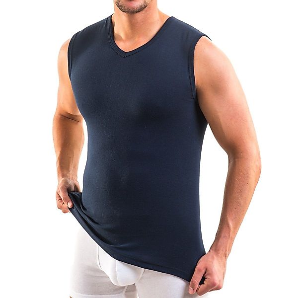 HERMKO Achseltop 3050 Herren Muskelshirt V-Neck günstig online kaufen