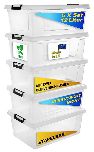 Gardissimo Aufbewahrungsbox 5 er Set mit günstig online kaufen