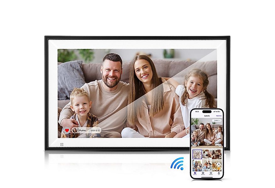 CkeyiN 15.6'' Digitaler Bilderrahmen (1920*1080 Pixel, 32 GB, mit Körper-Se günstig online kaufen