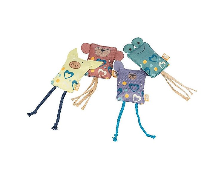 TRIXIE Tierkuscheltier Katzenspielzeug Spielkissen aus Stoff günstig online kaufen