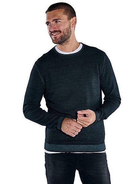 emilio adani Rundhalspullover Pullover strukturiert günstig online kaufen