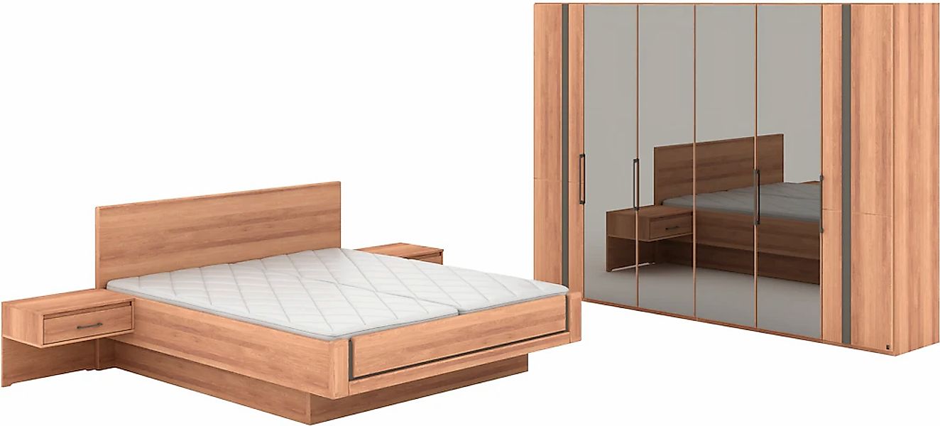 Musterring Schlafzimmer-Set "Sorrent, Kleiderschrank, Bett & Nachtkommoden, günstig online kaufen