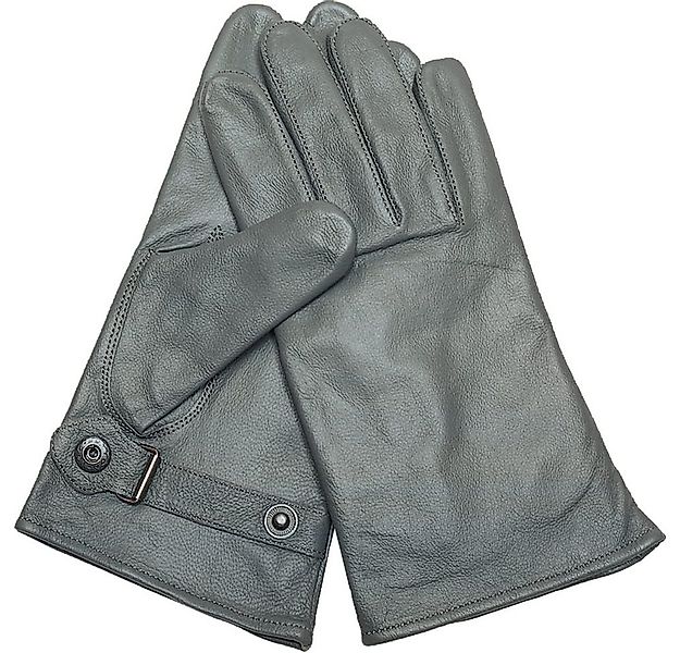 Mil-Tec Lederhandschuhe Bundeswehr Lederhandschuhe gefüttert grau Bw Handsc günstig online kaufen