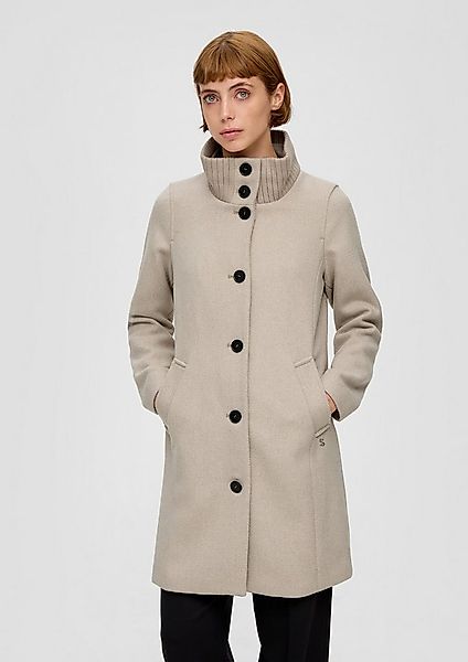 s.Oliver Funktionsmantel Outdoor-Mantel Twillmantel mit Stehkragen günstig online kaufen