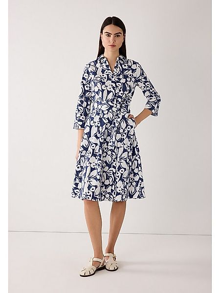 MORE&MORE Blusenkleid sommerliches 3/4 Arm-Kleid, Flowerprint günstig online kaufen