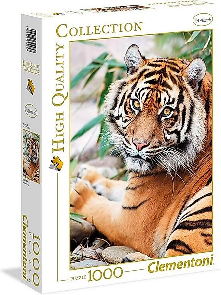 Clementoni® Puzzle Puzzle 39295 - Sumatran Tiger (1000 Teile), 1000 Puzzlet günstig online kaufen