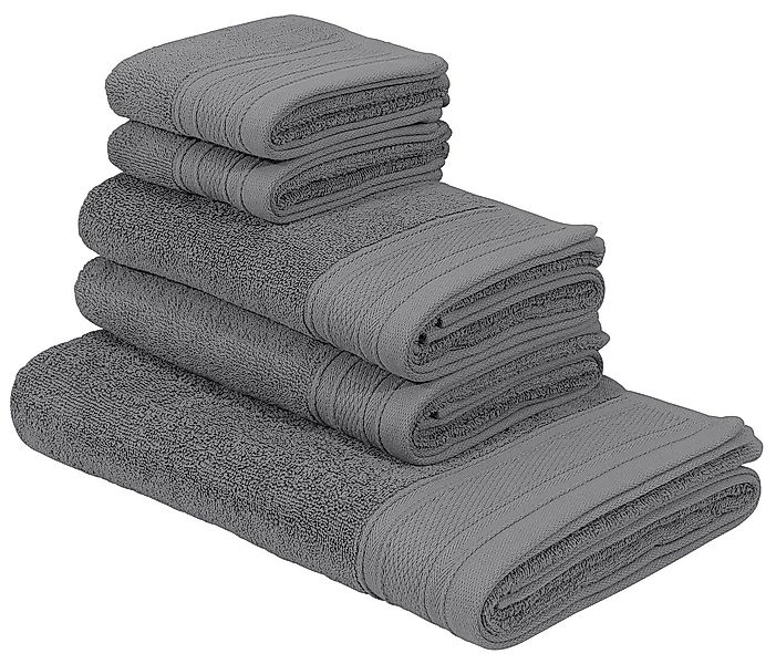 Bruno Banani Handtuch Set Robby, Premium Handtücher, 500 gr/m², 100% Baumwo günstig online kaufen