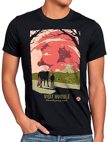 style3 T-Shirt Hyrule Journey epona ocarina link zelda zelda link nintendo günstig online kaufen
