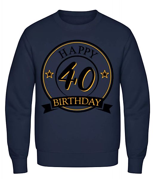 Happy Birthday 40 · Männer Pullover günstig online kaufen