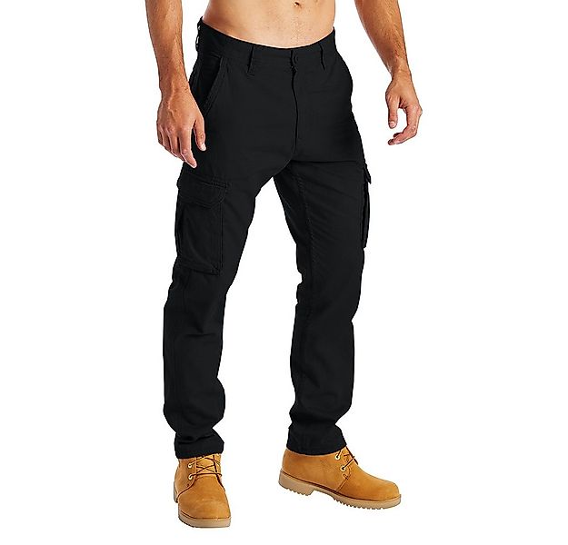BlauerHafen Cargohose BlauerHafen Herren Cargo Hose 6 Taschen 100% Baumwoll günstig online kaufen