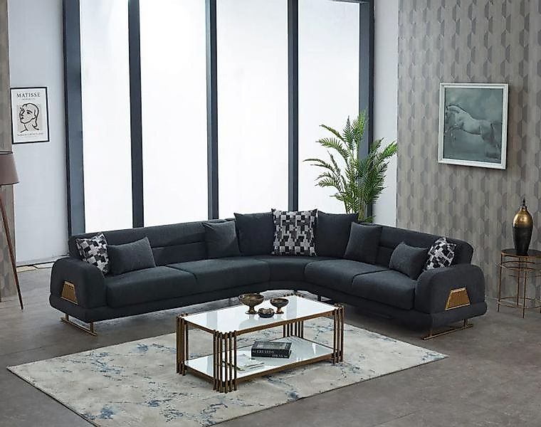 JVmoebel Ecksofa Stoffsofa Ecksofa L form günstig online kaufen