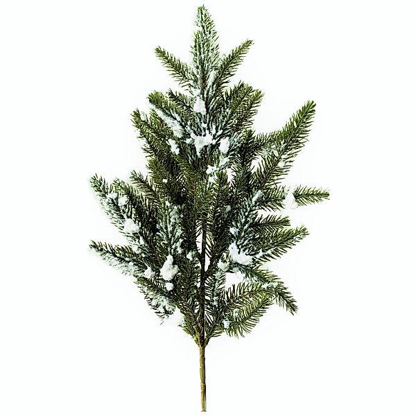 Kunstzweig Künstlicher TANNENZWEIG beschneit, glitzernd, ca. günstig online kaufen