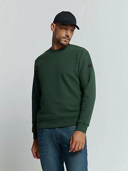 NO EXCESS Sweater "No Excess Jacquard Pullover mit Rundhalsausschnitt" günstig online kaufen