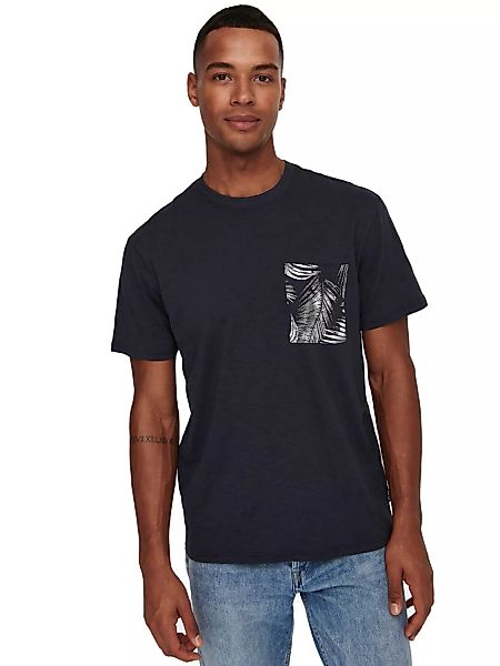 Only & Sons Herren Rundhals T-Shirt ONSPERRY LIFE - Regular Fit günstig online kaufen