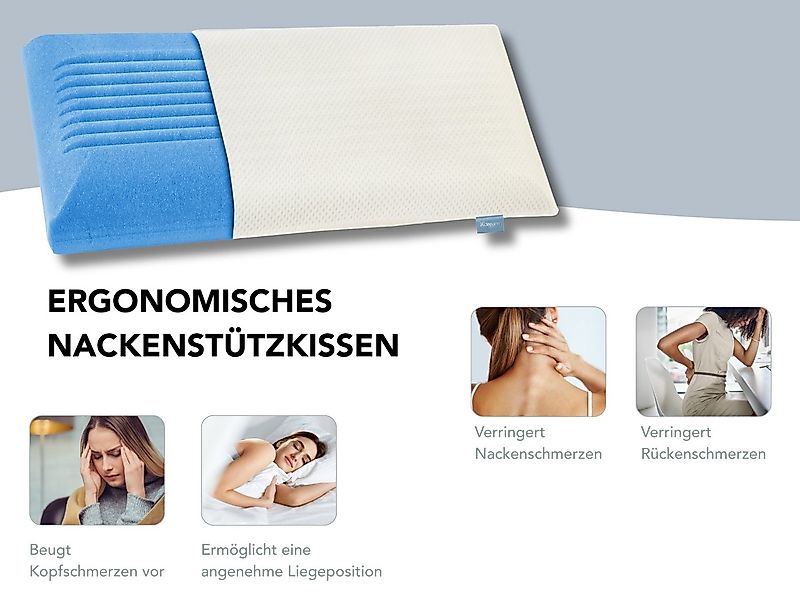 XDREAM Nackenstützkissen Memory Foam Kissen, Füllung: Viscoschaum mit Memor günstig online kaufen