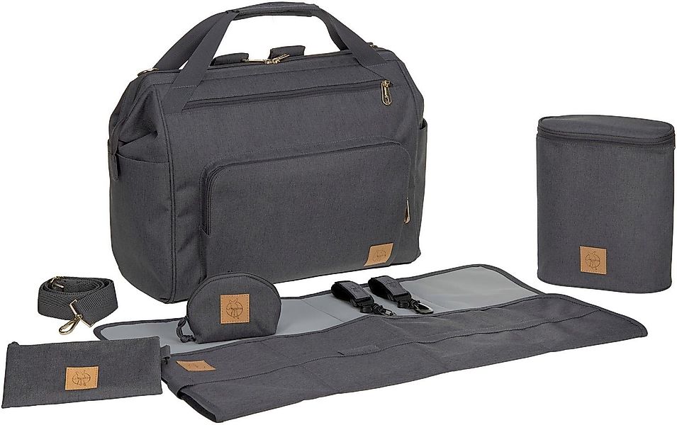 LÄSSIG Wickeltasche Glam, Goldie Twin, Backpack günstig online kaufen