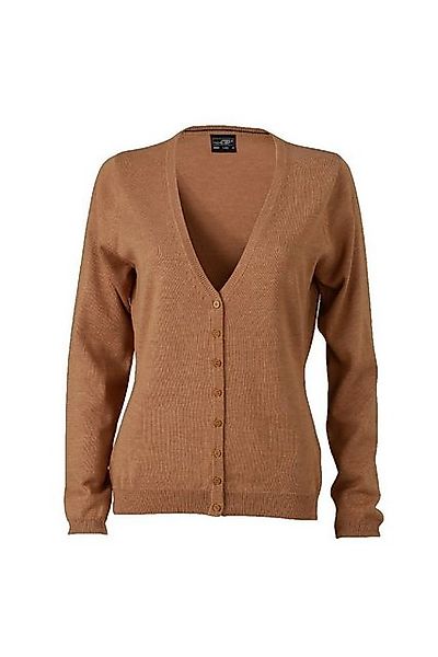 James & Nicholson Cardigan JN 660 Damen V-Neck Cardigan Leichte Strickquali günstig online kaufen