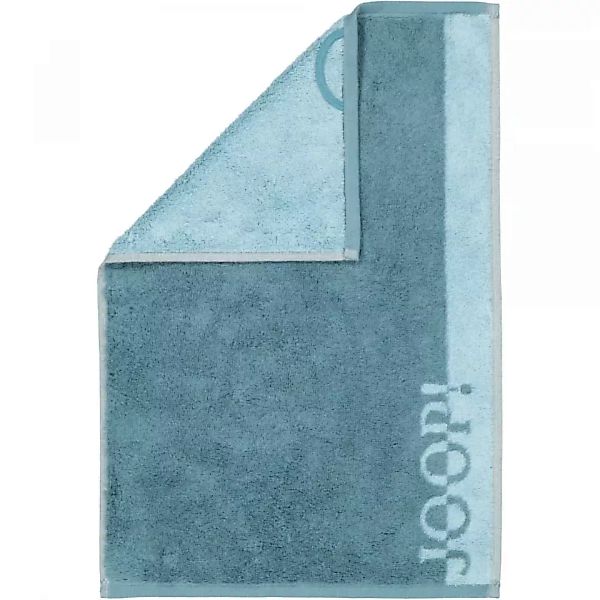 JOOP Tone Doubleface 1689 - Farbe: Aqua - 44 - Gästetuch 30x50 cm günstig online kaufen