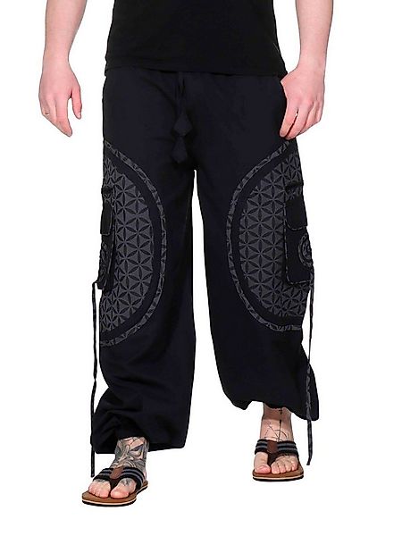 KUNST UND MAGIE Haremshose KUNST&MAGIE trendige Baggyhose bunte Lebensblume günstig online kaufen