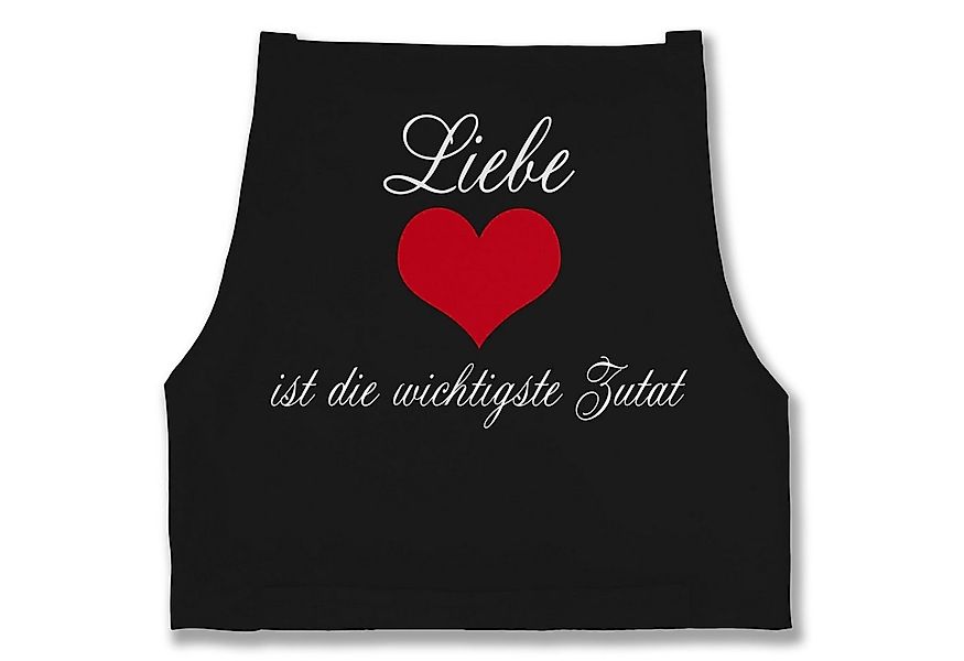 Shirtracer Kochschürze Liebe ist die wichtigste Zutat I Geschenk Kochen I H günstig online kaufen