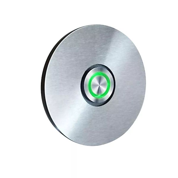 Radius - Türklingel - edelstahl/LED grün/H x Ø 0,3x8,5cm günstig online kaufen