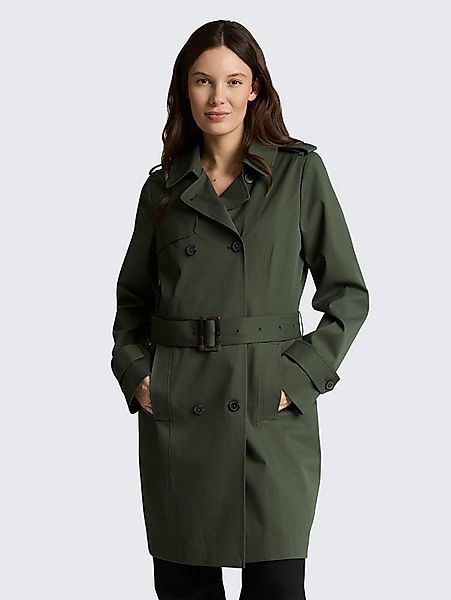 TOM TAILOR Kurzmantel Jacken Trenchcoat aus wasserabweisendem Material günstig online kaufen