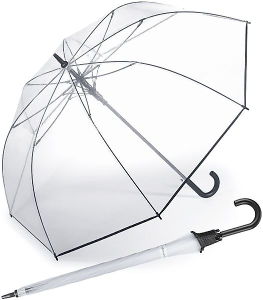 HAPPY RAIN Stockregenschirm Transparentschirm für Damen günstig online kaufen