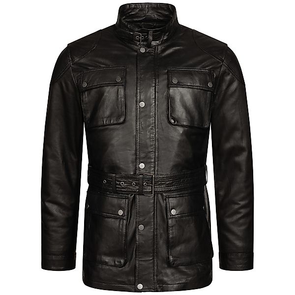 S&A Ledermoden Lederjacke Leon "Mit Gürtel günstig online kaufen
