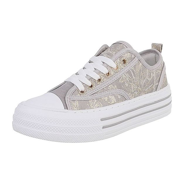 Ital-Design Trendiger Freizeitschuh mit hochwertigem Design für Damen Sneak günstig online kaufen