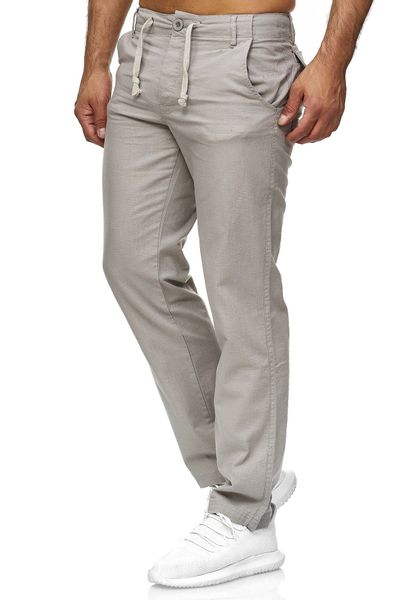 Reslad Leinenhose Reslad Herren bequeme Baumwollhose günstig online kaufen